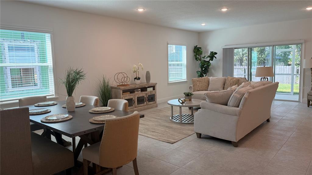Open Concept Great Room & Dining Nook