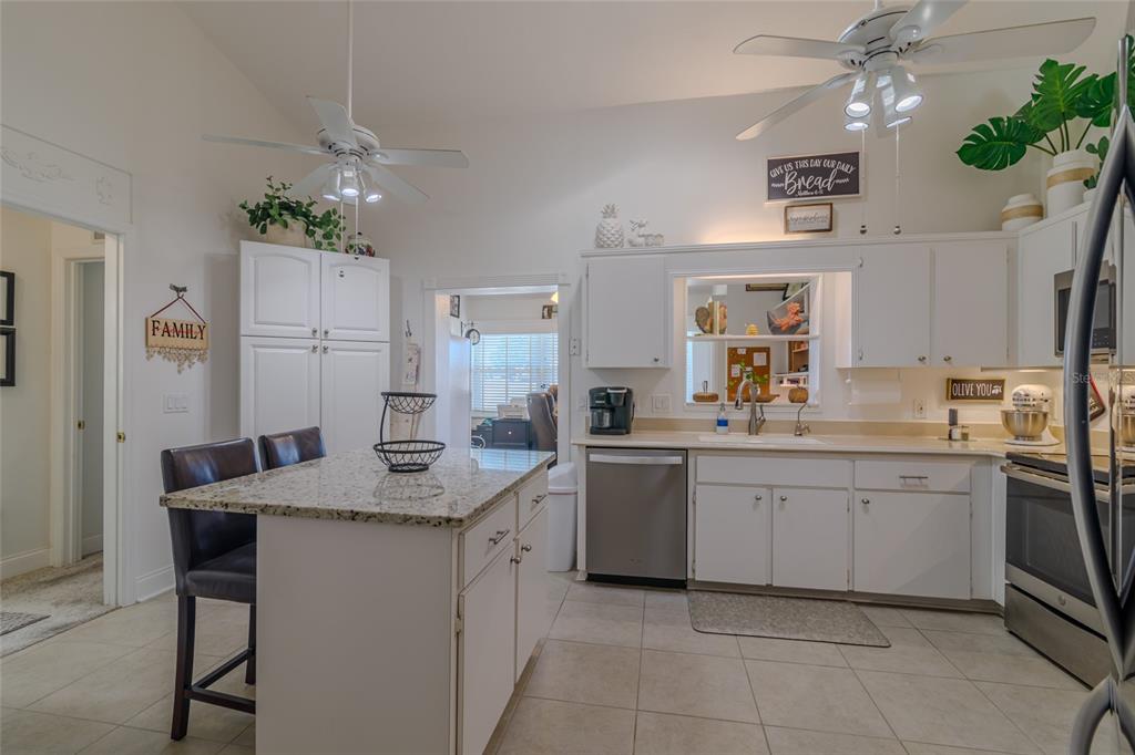 Kitchen with Granite Countertops