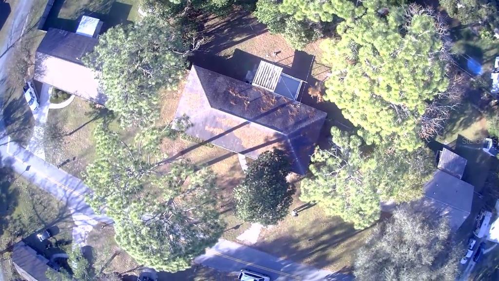 Aerial view of home