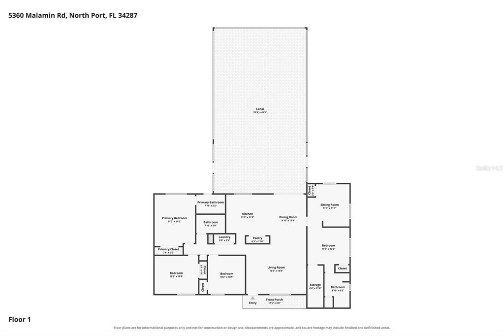 Property for sale at 5360 MALAMIN ROAD, NORTH PORT, FL, 34287