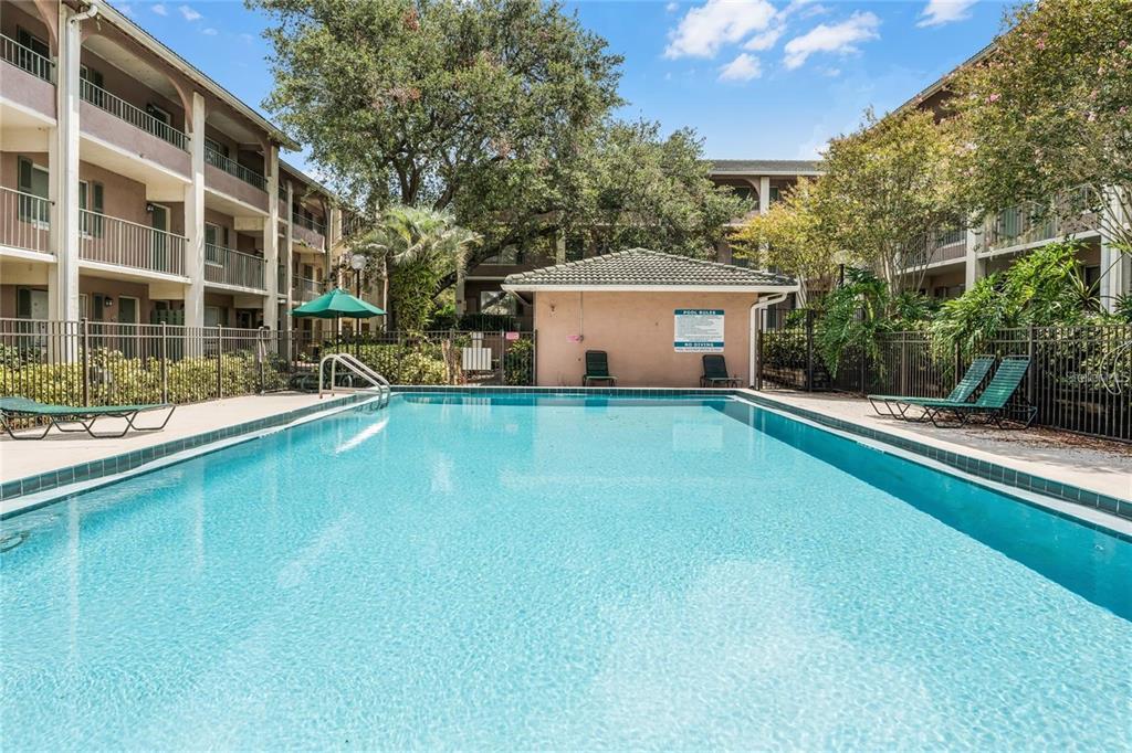 Relax after a long day, just steps away, you can enjoy the refreshing pool.