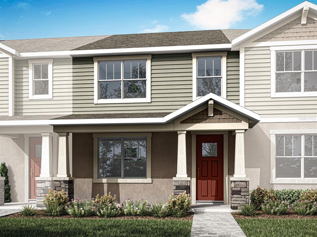 Gardenia Reserve - Aurora Floorplan - Craftsman Elevation - Architect's Rendering