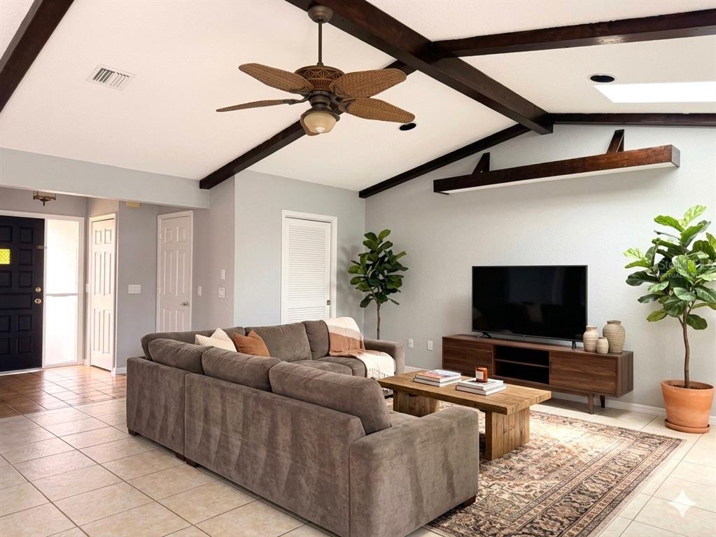 living room-virtually staged