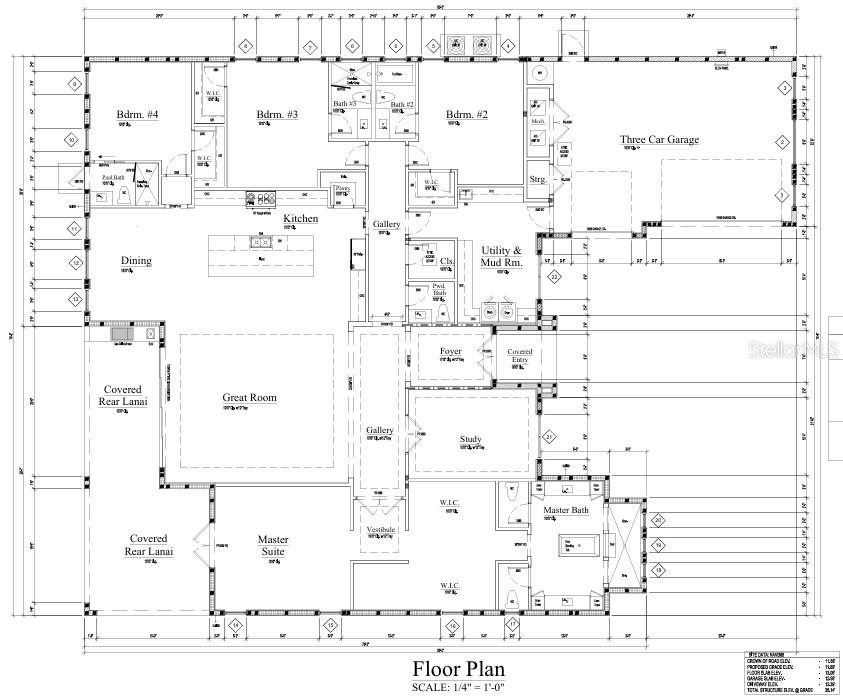 4000 SQ FT house Floor Plan
