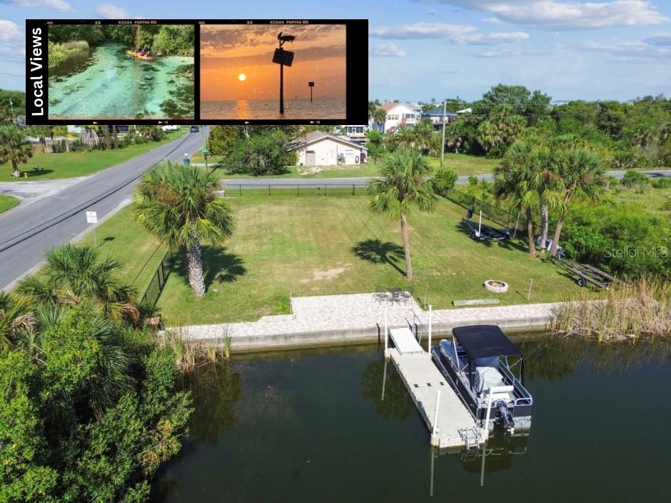 Double Lot with Concrete Seawall in place, Dock, Fencing, Pavers, Water, - All done, these are costly expenses.