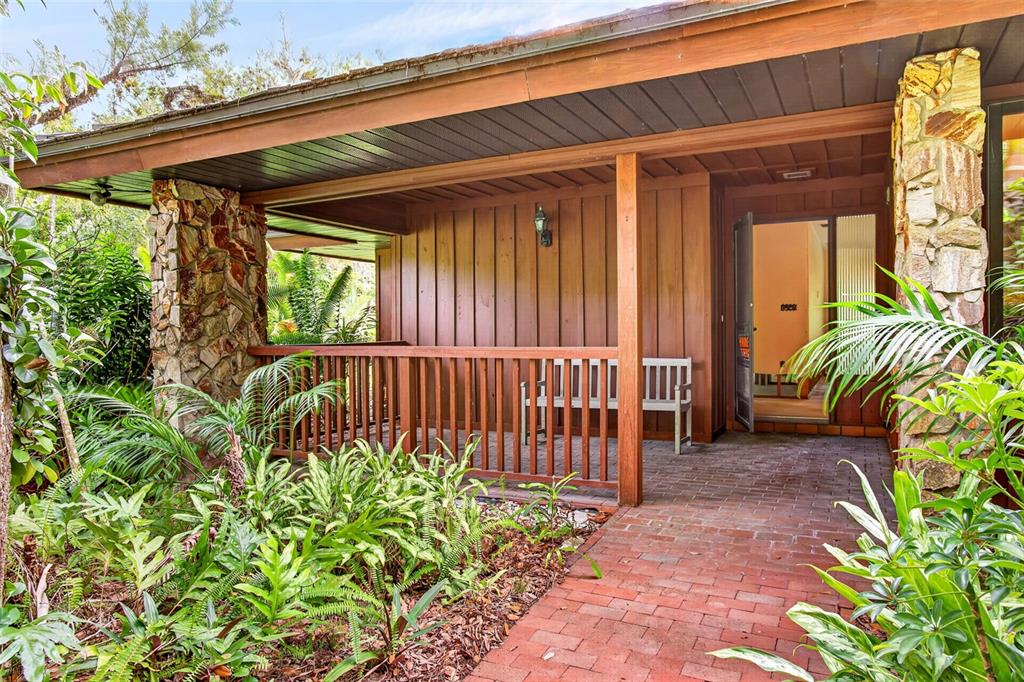 Front porch entry