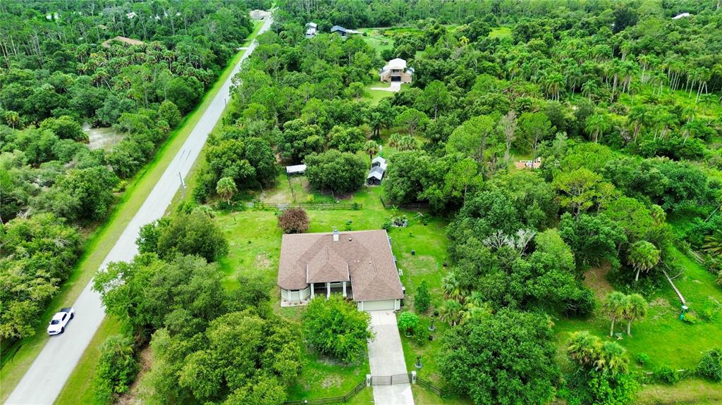 Front to Back of Property Aerial