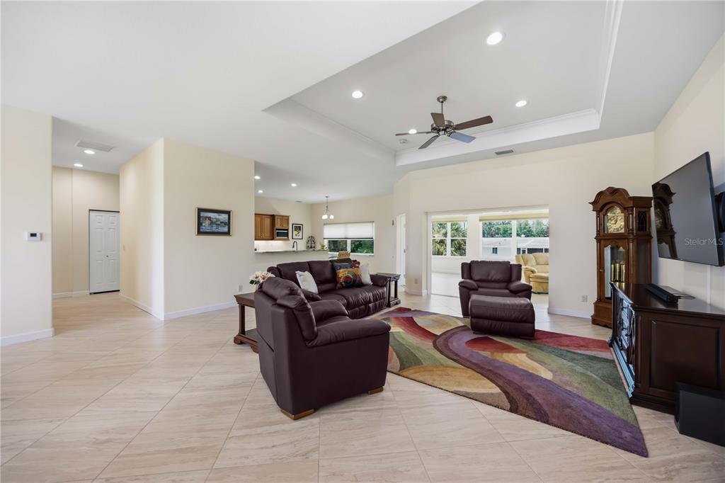 10 Foot Ceilings, Large Tile Floors