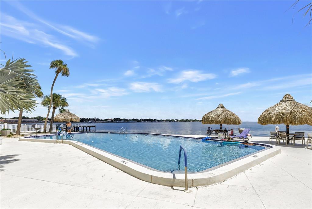 Waterfront pool