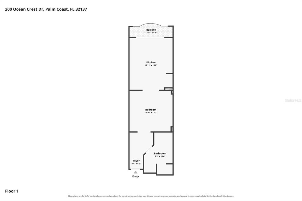 Property for sale at 200 OCEAN CREST DRIVE UNIT 526, PALM COAST, FL, 32137