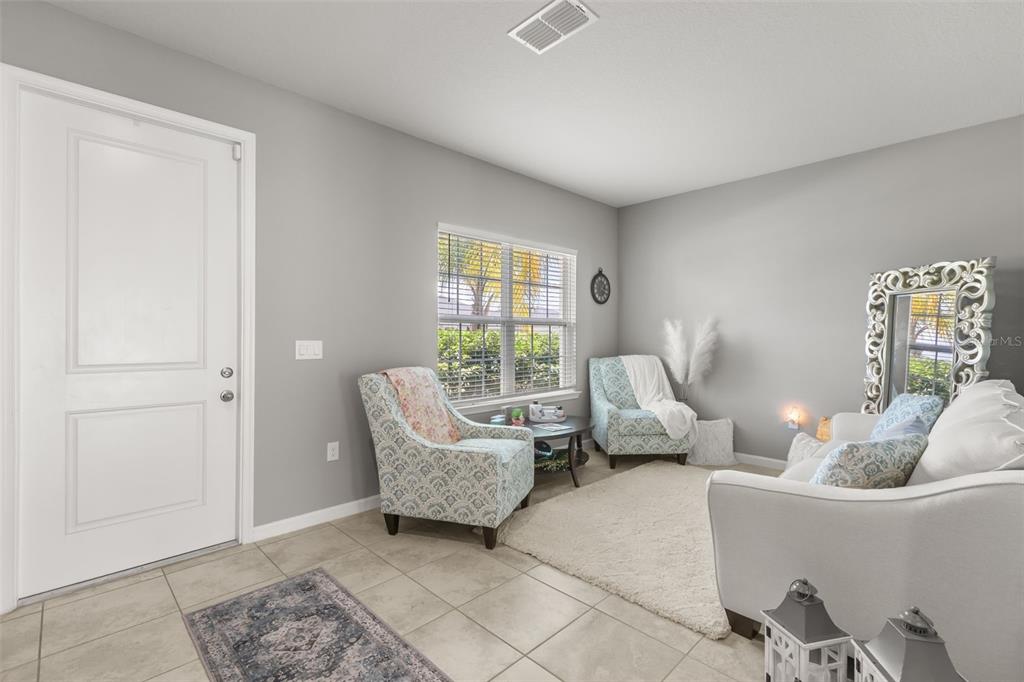 Foyer to flex room.