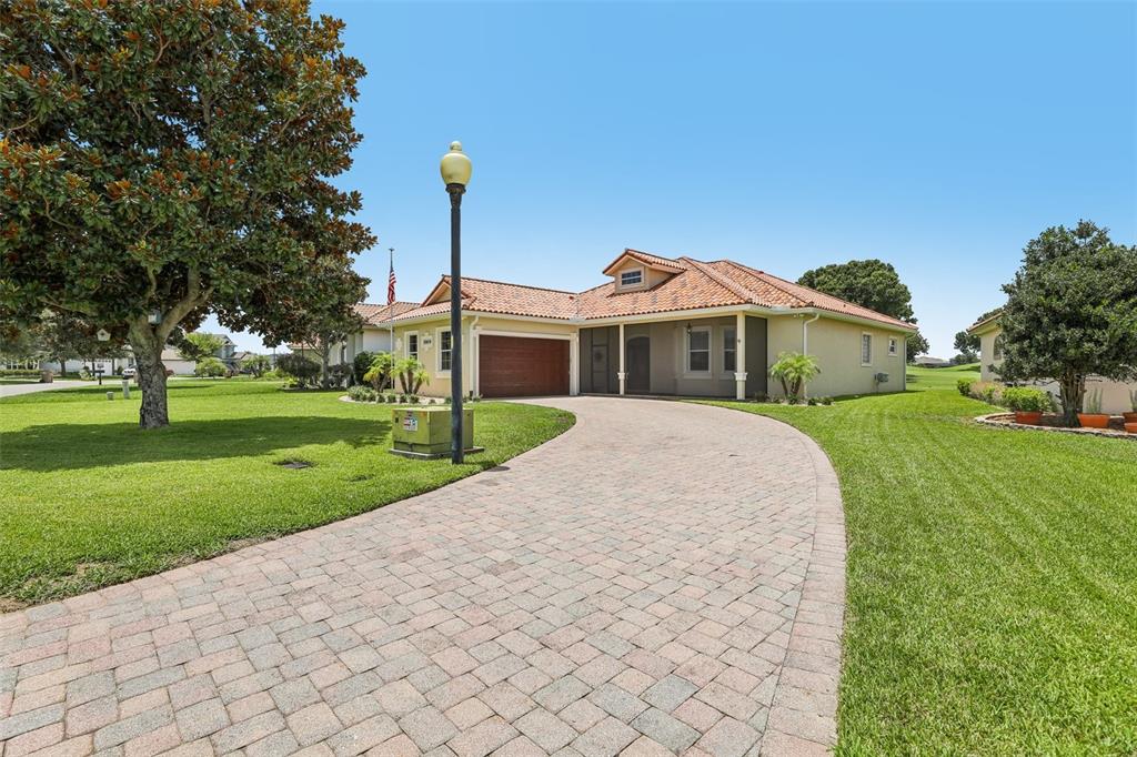 Expansive driveway for 4 vehicles
