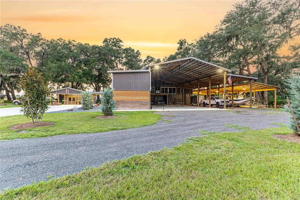 Entrance to the barn