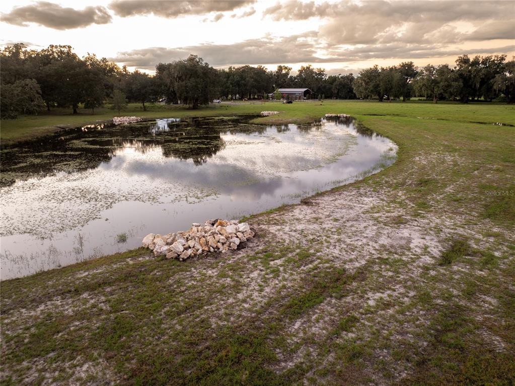 Aerial view of property