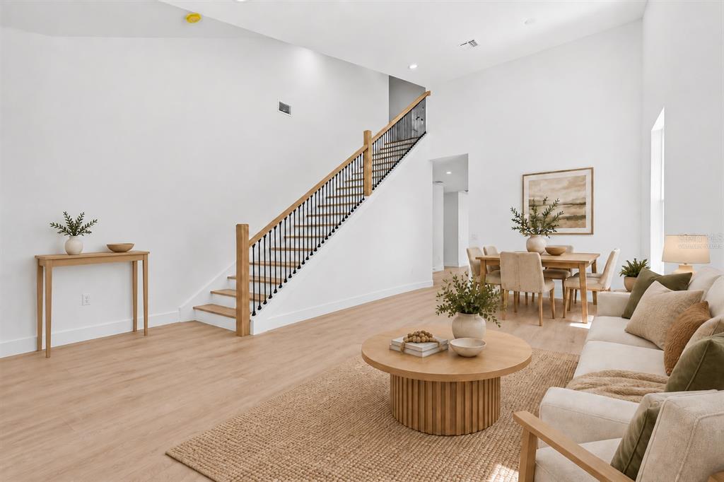 Front Living/Dining Room (Virtually Staged)