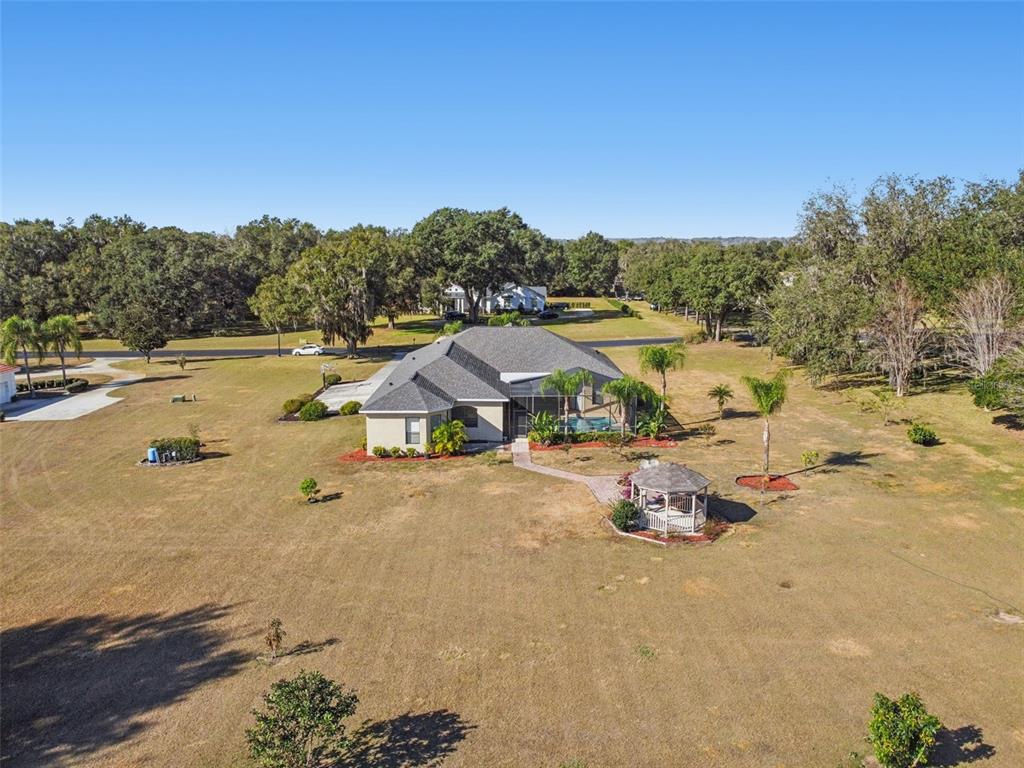 rear of property