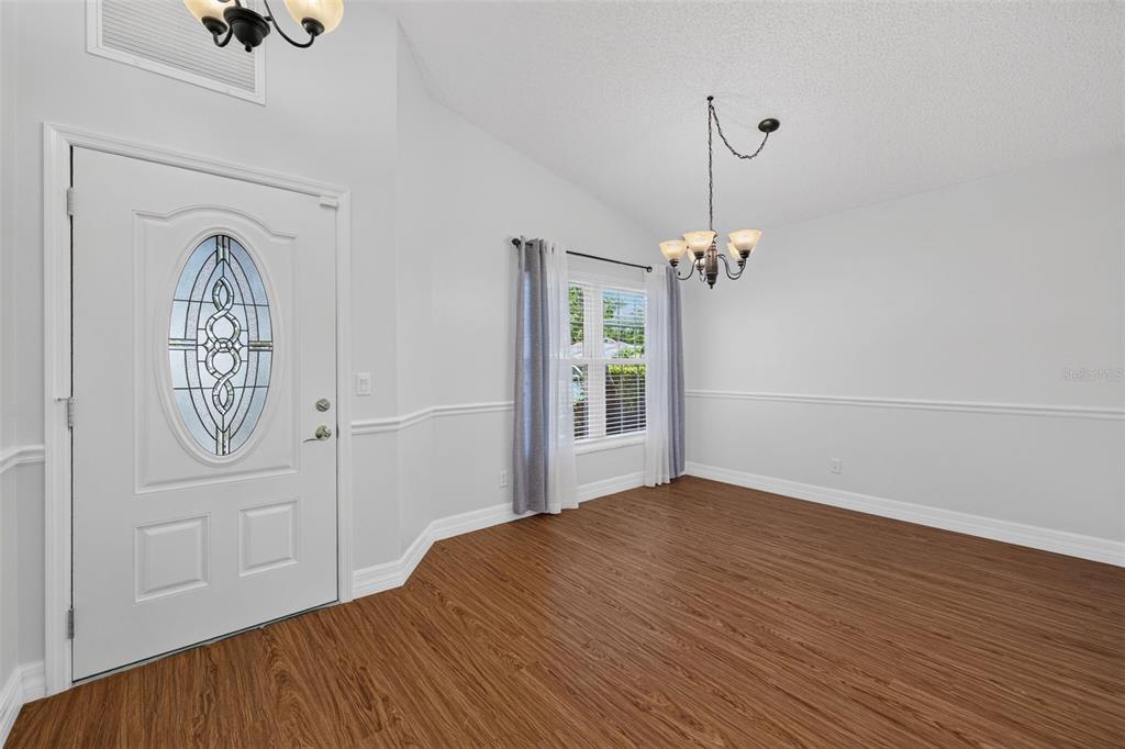 Entryway and Dining Room