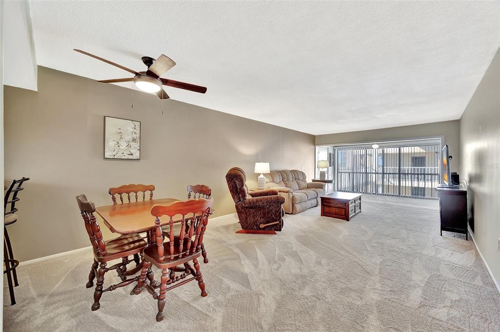 Large open Living and Dining area