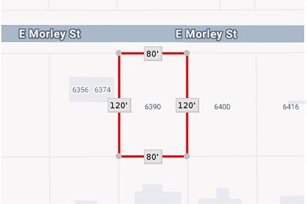 DIMENSIONS OF LOT