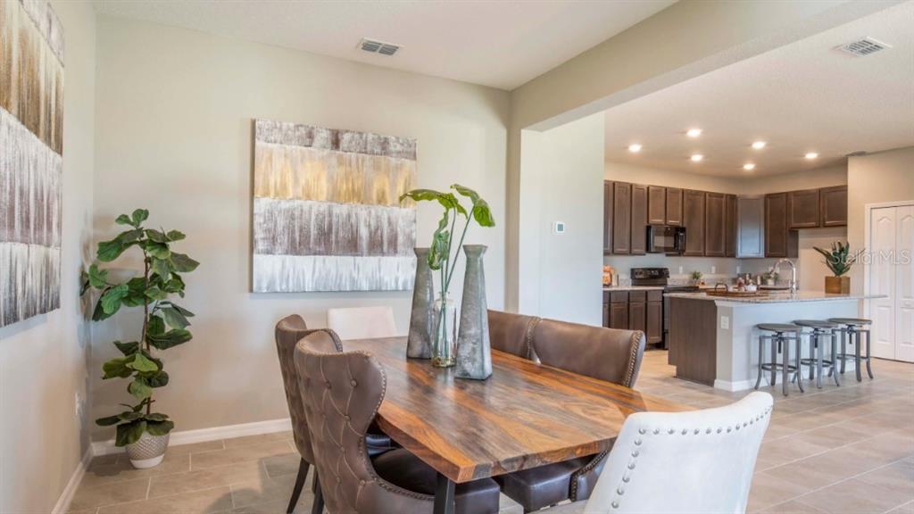 Model home - actual features may vary.