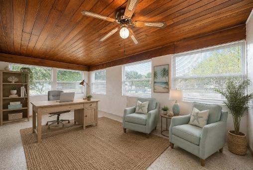 Virtually Staged - Bonus Room/Office/4th Bedroom/Florida Room