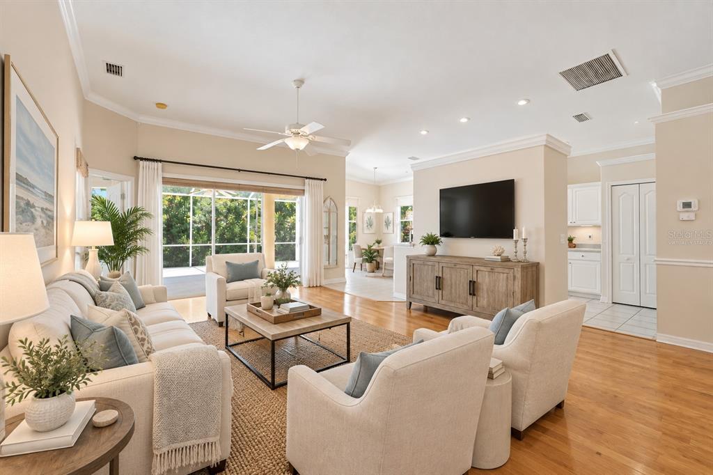 Virtually Staged Living Room