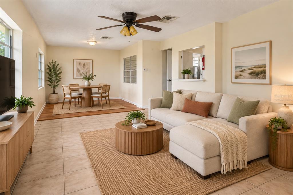 Living Room-virtually staged