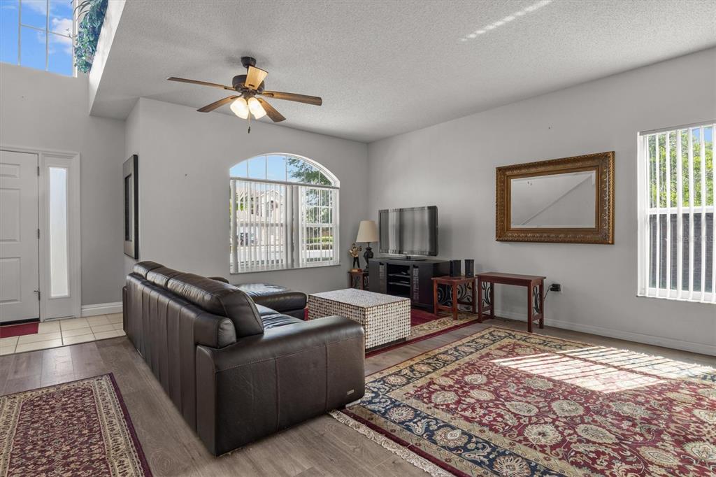 Spacious and connects to the formal dining room