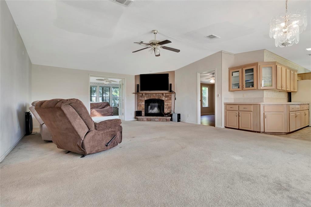 Living Room with Fireplace