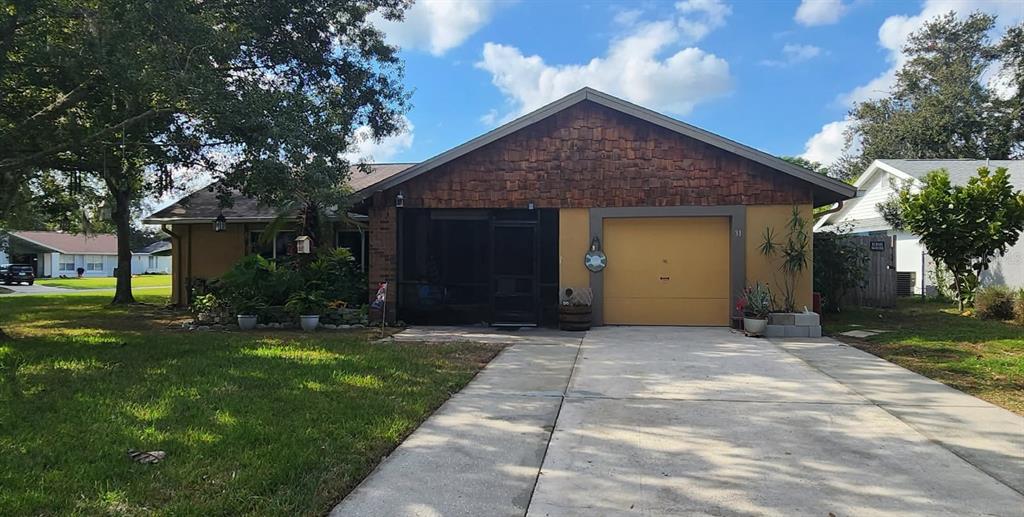 31 Chip Ct. 3 bedroom 2 bath home with 2 large screen porches and fenced back yard.  Home is located on a corner lot.