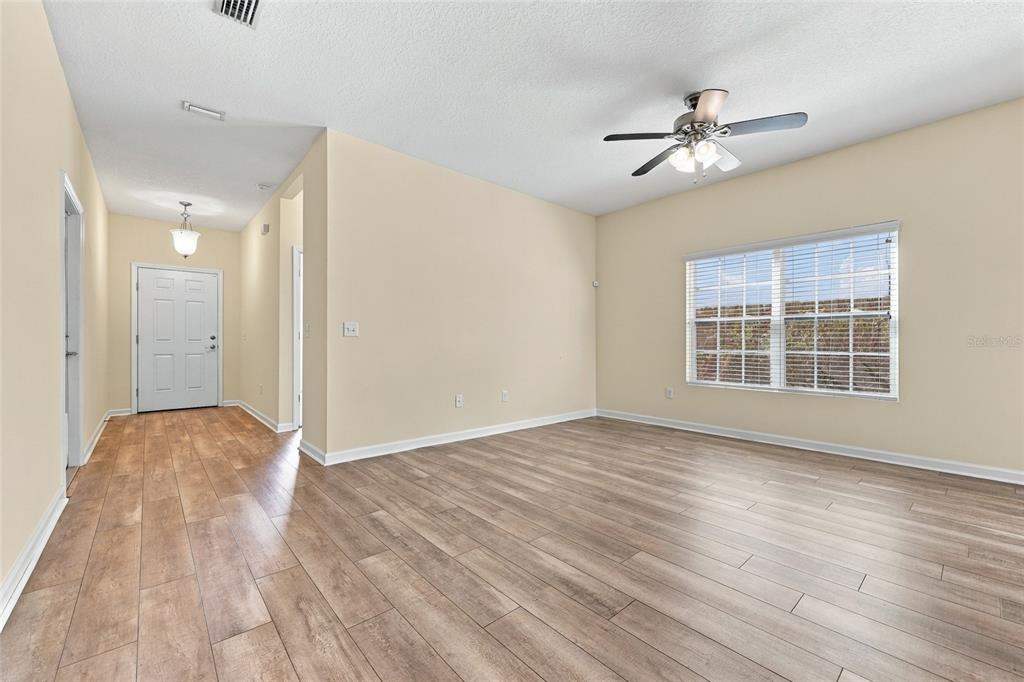 Front Door and Foyer that leads into the Living Room