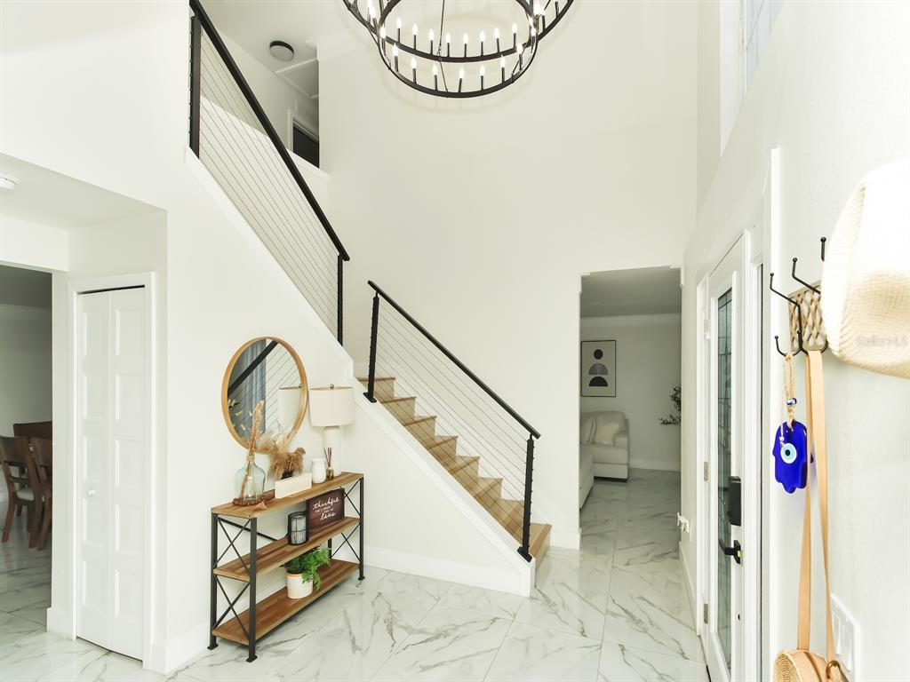 foyer is great space to receive people into your home.