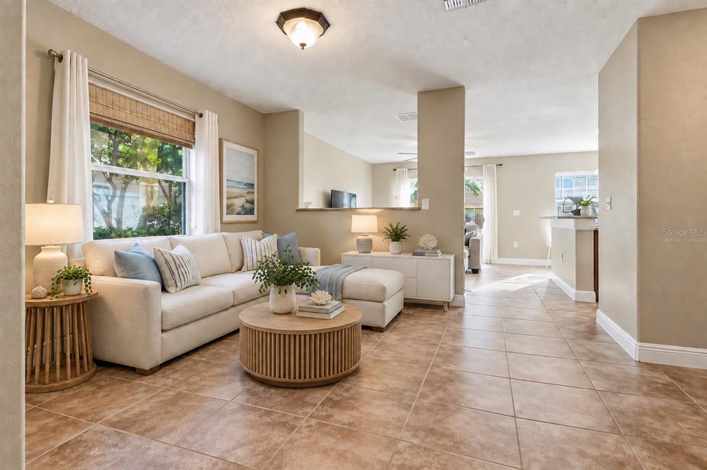 virtually staged -sitting area