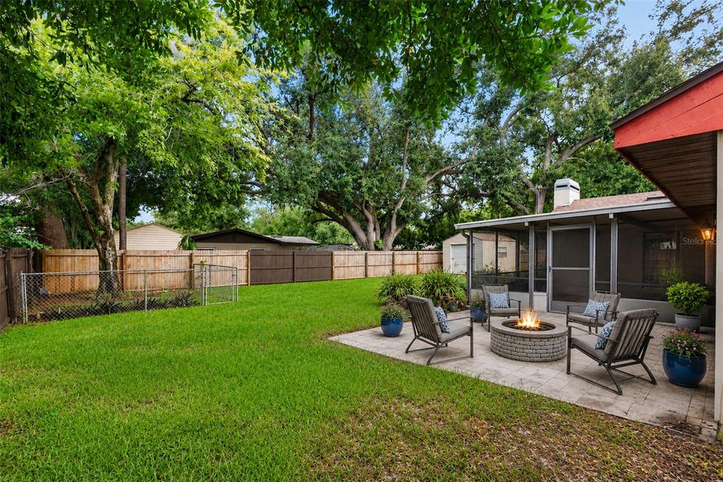 Cookouts  & more in this awesome rear yard!