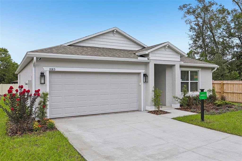Model home - actual features may vary.