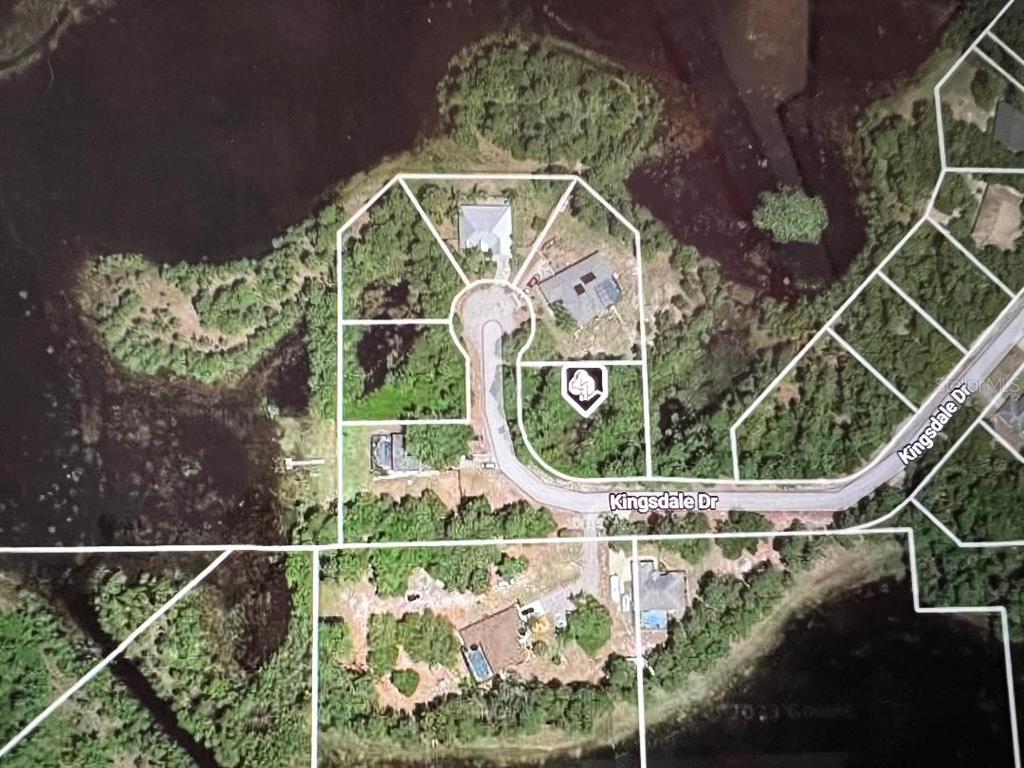Close Up Aerial View of 2690 Kingsdale Drive, Deltona, FL