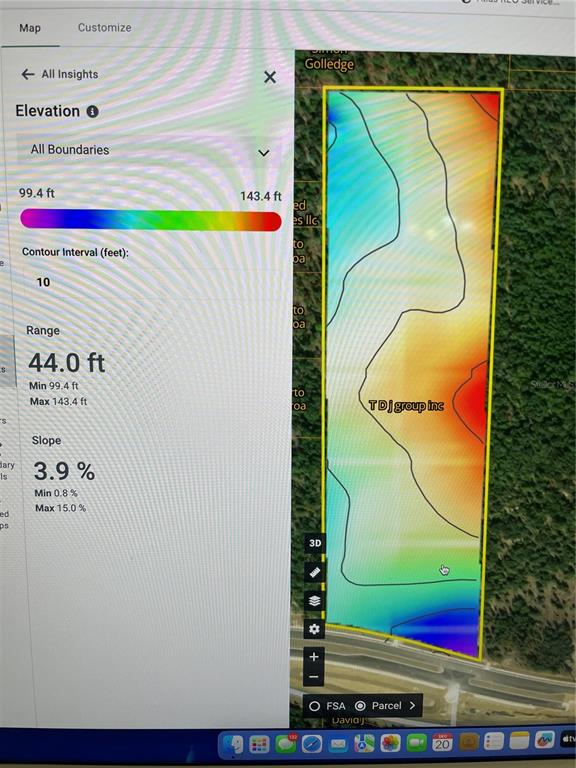 Topo of 33 acres