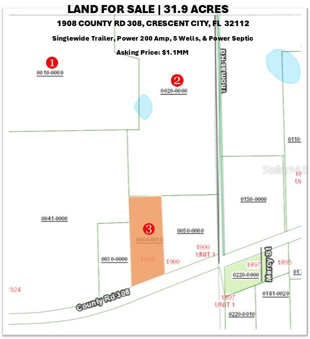 Property for sale at 1098 COUNTY ROAD 308, CRESCENT CITY, FL, 32112