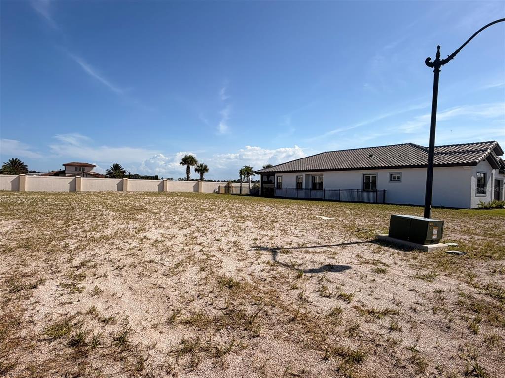View of the Vacant Parcel