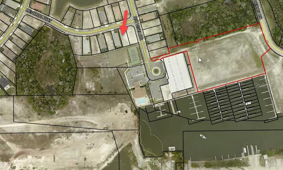 Ariel View & Proximity to Amenity Center
