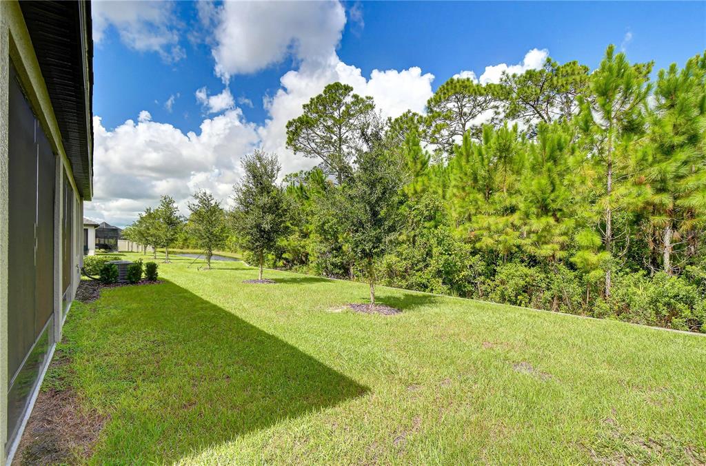 Enjoy a tranquil backdrop with added separation from neighboring homes.