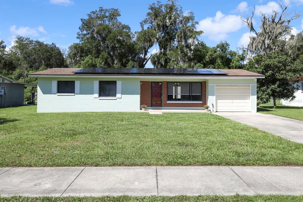 Front View with Sidewalks