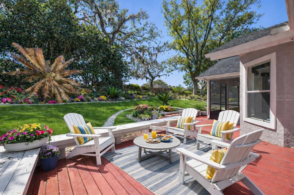 Rear Deck Virtually Staged