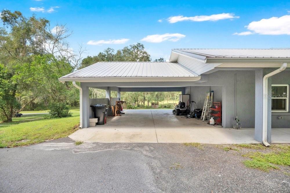 MAIN HOUSE  FOUR CAR CARPORT
