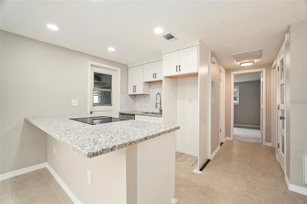 Fully Upgraded Kitchen (There is now a fridge there)