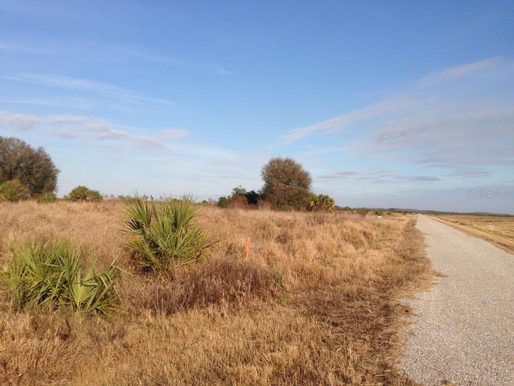 View East to the road you take to go back south back to Neal Road
