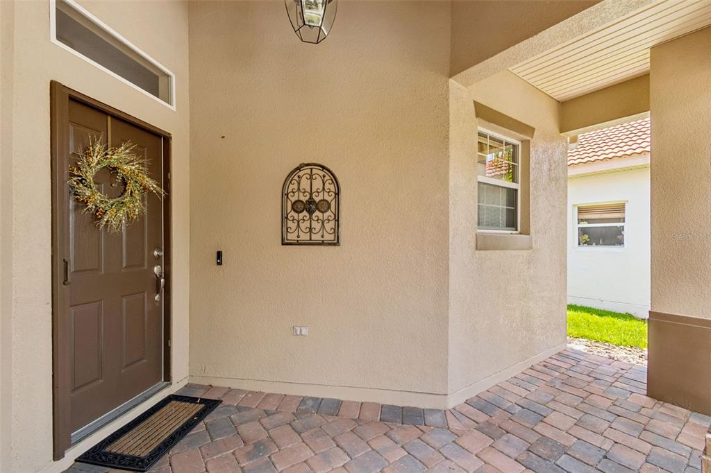 Covered front entryway