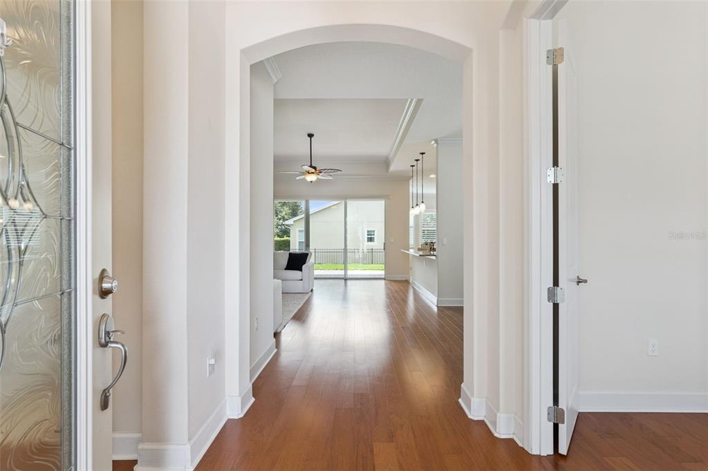 View from Foyer entryway into home