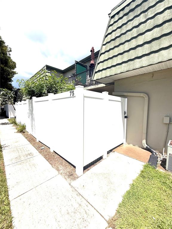 Gated entrance to Private patio and front door