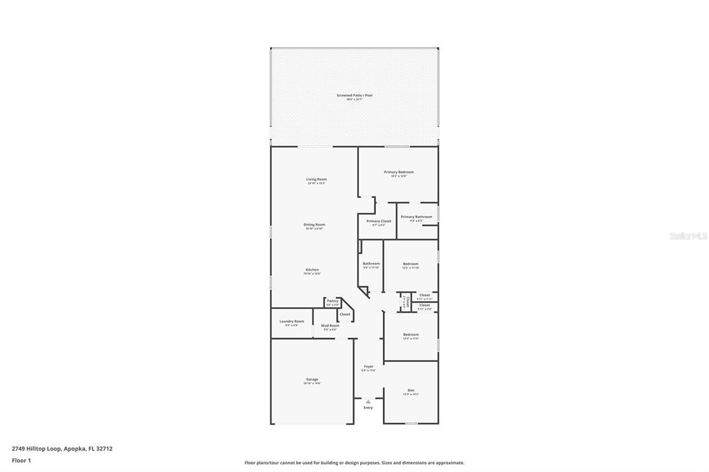 Property for sale at 2749 HILLTOP LOOP, APOPKA, FL, 32712